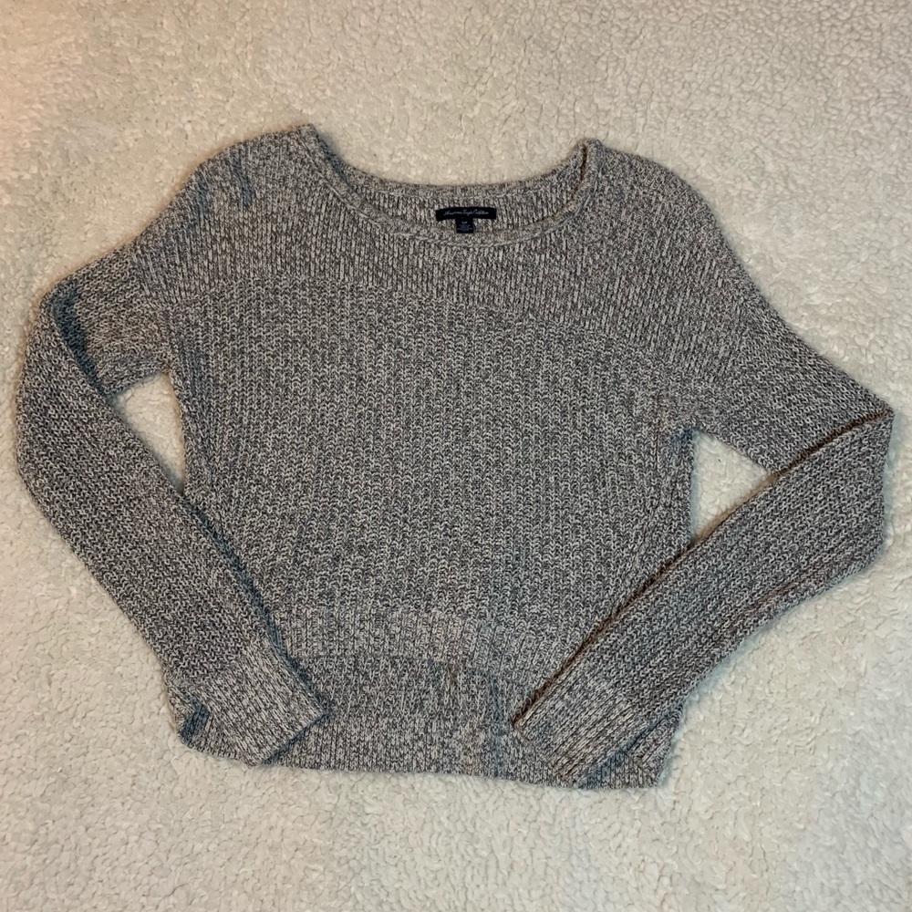 Gray Knitted Sweater